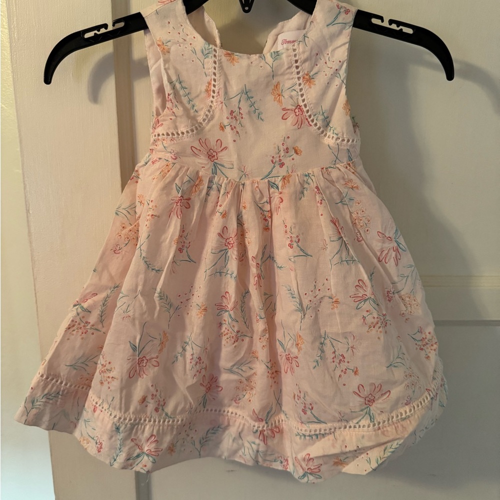 Tommy Bahama Girls Light Pink Floral Sundress